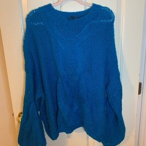 Davi and Dani Blue Sweater